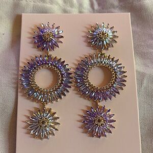 Mignonne Gavigan Purple Ombre Madeline Lux earrings